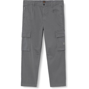 BOSS Men’s Trousers_Flat Sisla-9-Cargo(Open Grey)