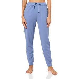 BOSS Men’s Waffle Cotton Cuffed Sweatpants(Ashley Blue)