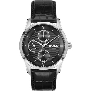 BOSS Principle Master Men’s 41mm Quartz Watch(Black Strap)