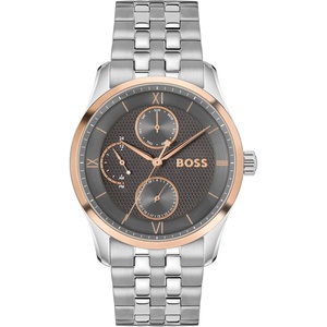 BOSS Principle Master Men’s 41mm Quartz Watch(Grey Silver)