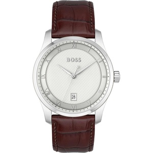 BOSS Principle Men’s Quartz Watch(Brown Leather)