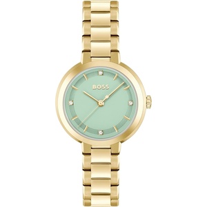 BOSS Sena Women’s 34mm Stainless Steel Quartz Watch – Water Resistant up to 3ATM/30 Meters, Contemporary Design(Sena Green)