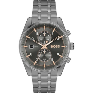 BOSS Skytraveller Men’s 44mm Chronograph Quartz Watch(Gunmetal)