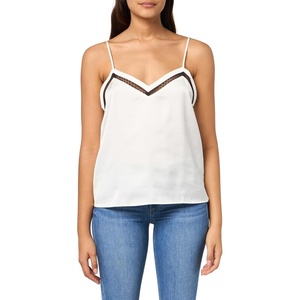 BOSS Women’s Berice Detailed Sleeveless Top(Oat Milk)