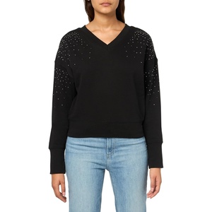 BOSS Women’s Elay Sparkle Sweatshirt(Black Currant)