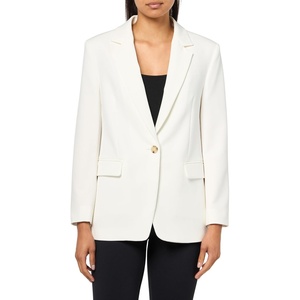 BOSS Women’s Jabla Essential One Button Fitted Blazer(Soft Cream)