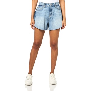 BOSS Women’s Side Split Denim Shorts(Daylight Blue)
