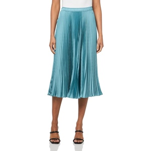 BOSS Women’s Vlissa Pleated Skirt(Algae Blue)