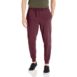 BOSS mens Identity Jogger Lounge Pants(Deep Garnet Red)