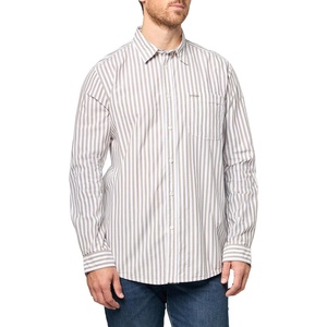 HUGO Men’s Yarn Dyed Cotton Button Down Shirt(Fallen Rock)