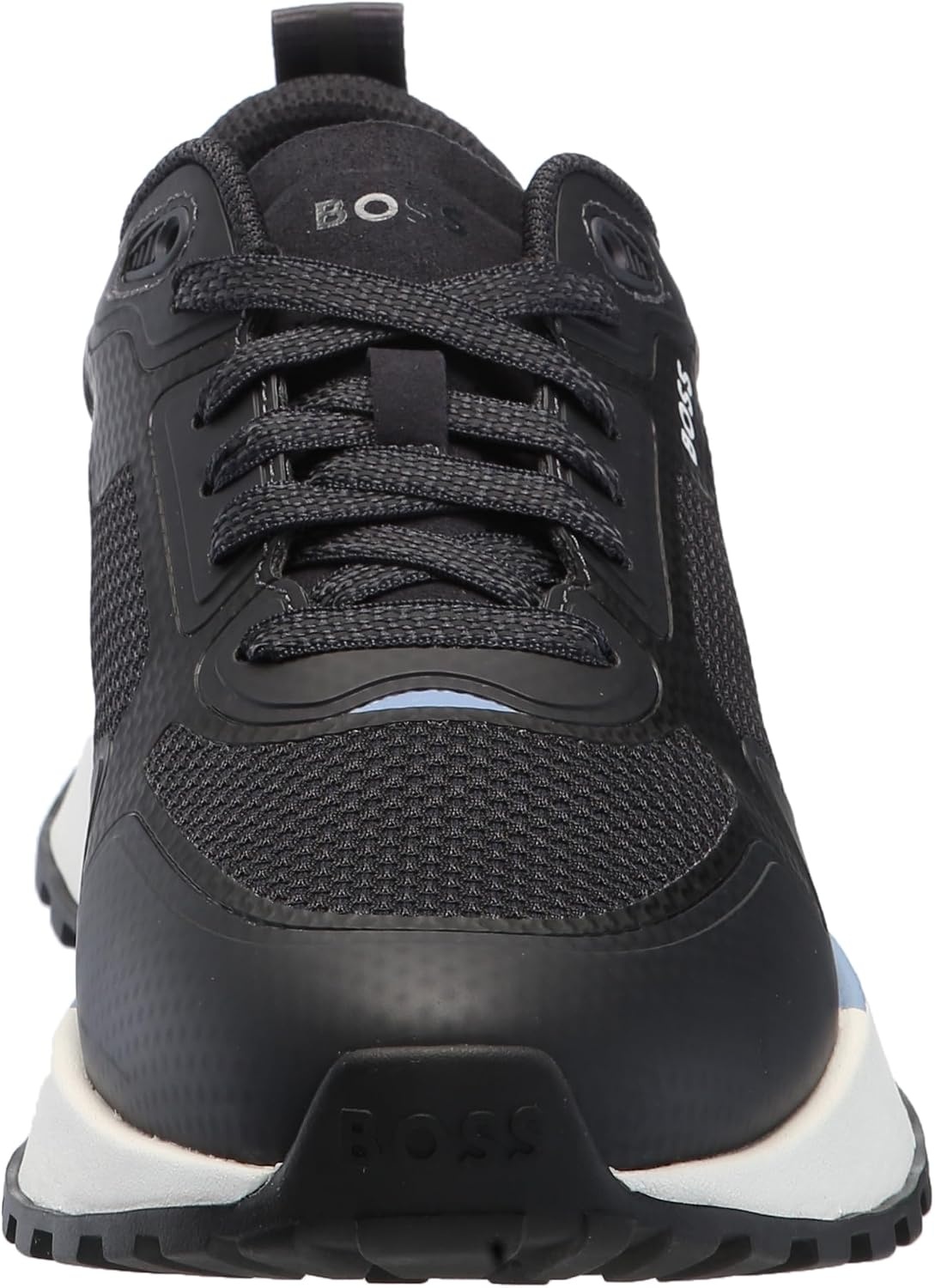 image:imageBOSS Mens Big Logo Mesh Mix Lace Up SneakerBlueberry Blue