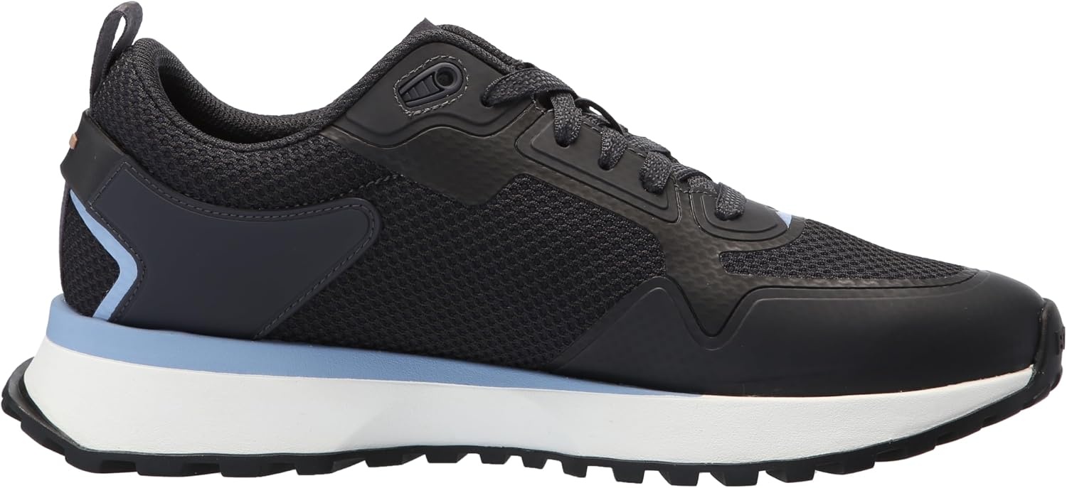 image:imageBOSS Mens Big Logo Mesh Mix Lace Up SneakerBlueberry Blue