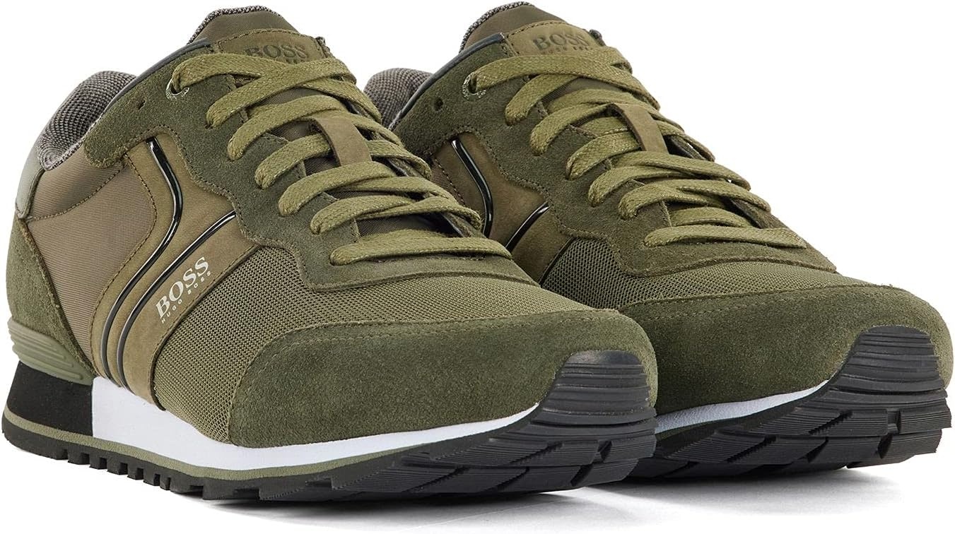 image:imageBOSS Mens Parkour Runn SneakersDark Green