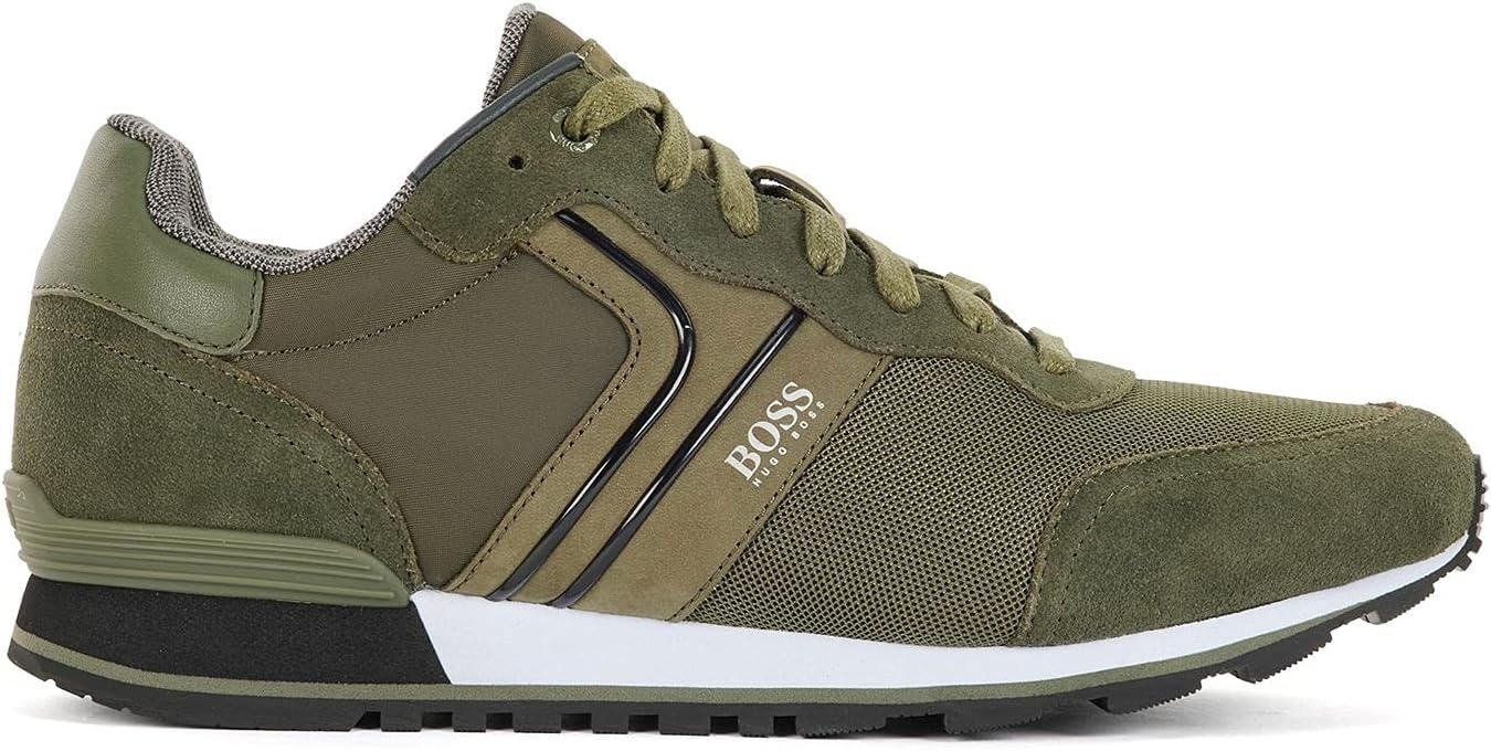 image:imageBOSS Mens Parkour Runn SneakersDark Green