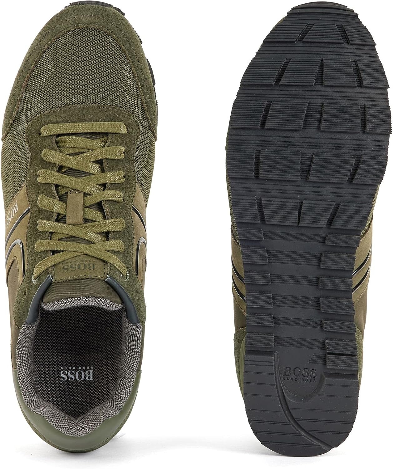 image:imageBOSS Mens Parkour Runn SneakersDark Green