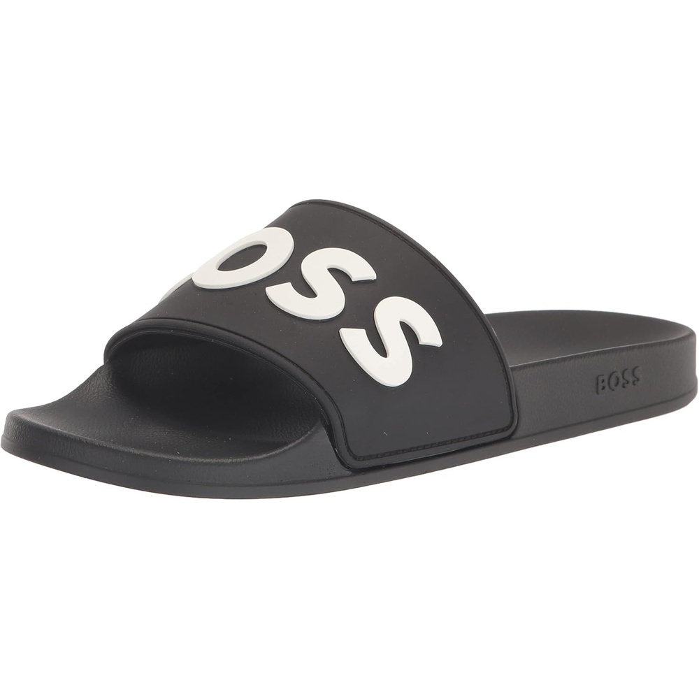 image:imageBOSS Mens Big Logo Slide SandalsGalaxy Black