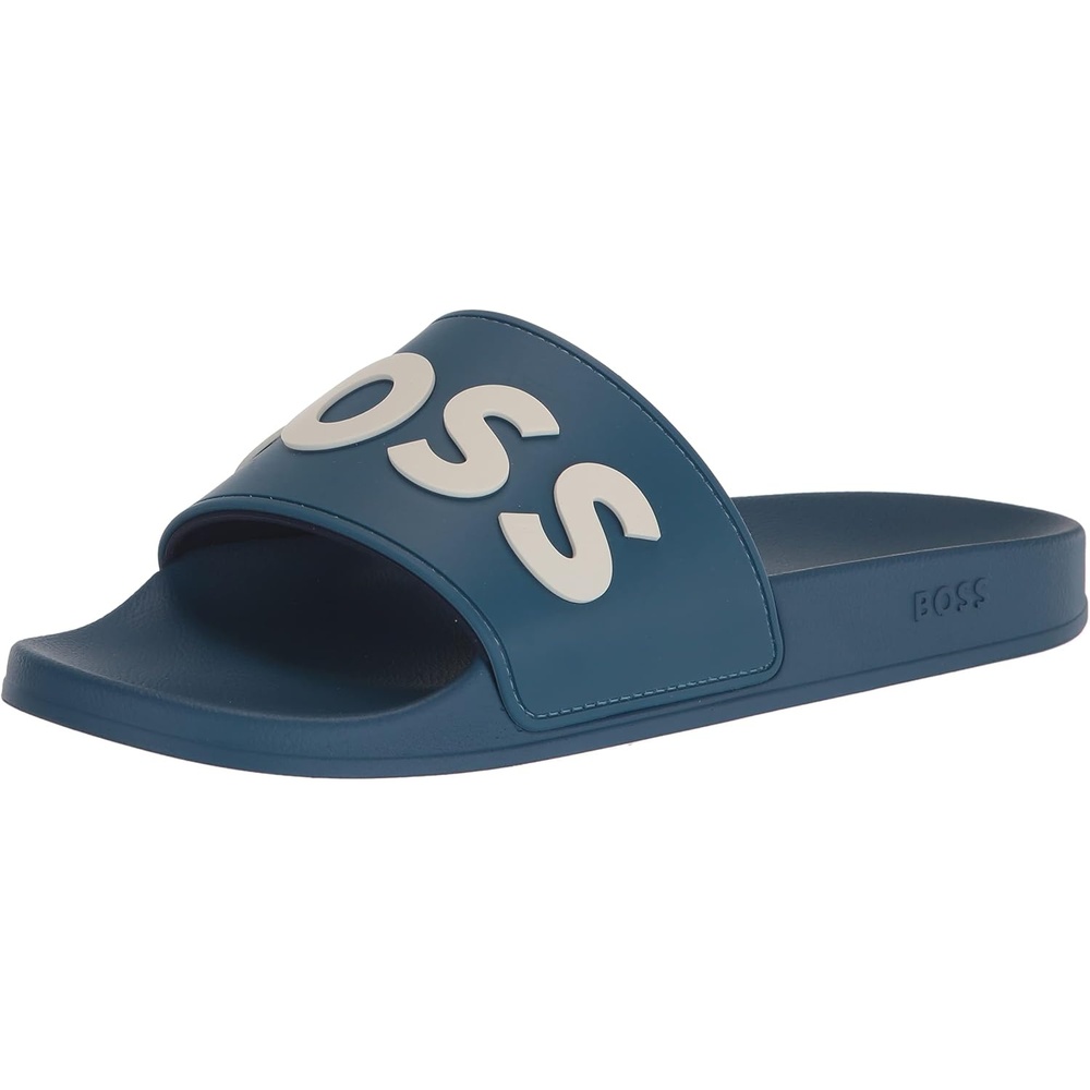 image:imageBOSS Mens Big Logo Slide SandalsLapis Blue