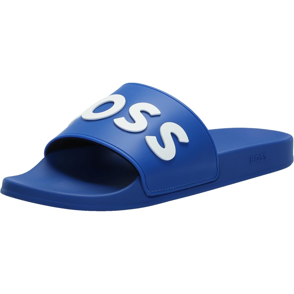 image:imageBOSS Mens Big Logo Slide SandalsNautical Blue