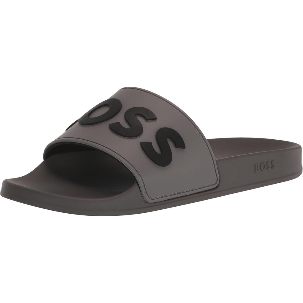image:imageBOSS Mens Big Logo Slide SandalsVanta Black