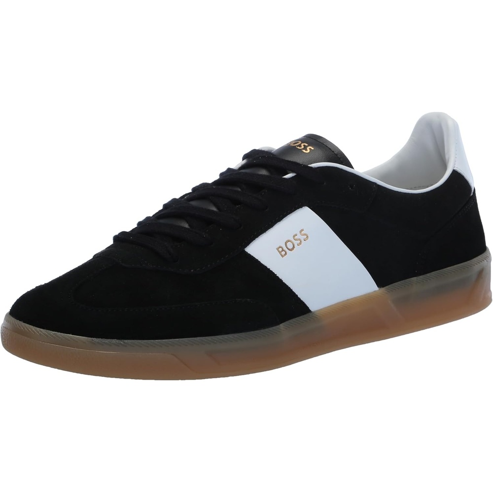 image:imageBOSS Mens Brandon Suede SneakersBlack Pepper