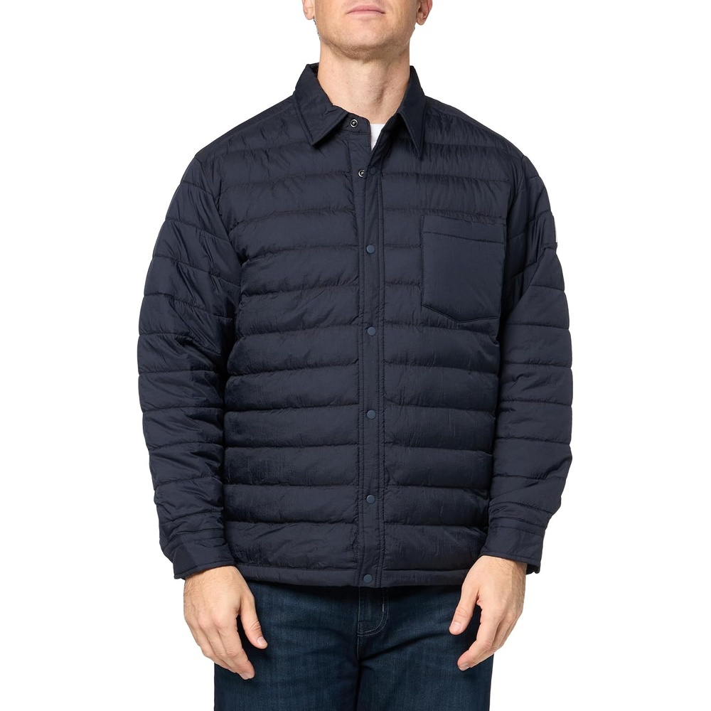 image:imageBOSS Mens High Tech Fill Padded Nylon OvershirtNight