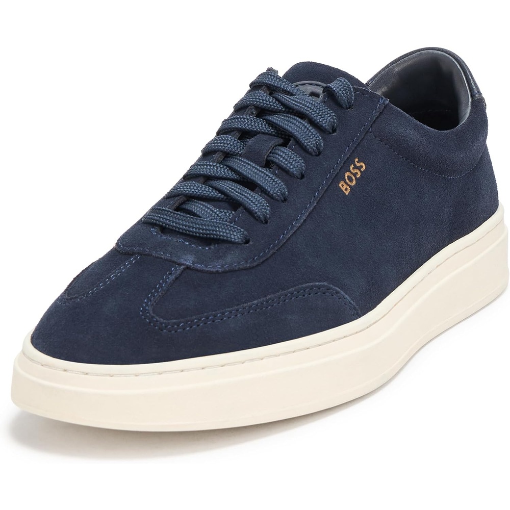 image:imageBOSS Mens Kieran Cup Sole Dress Suede SneakerNight Tide