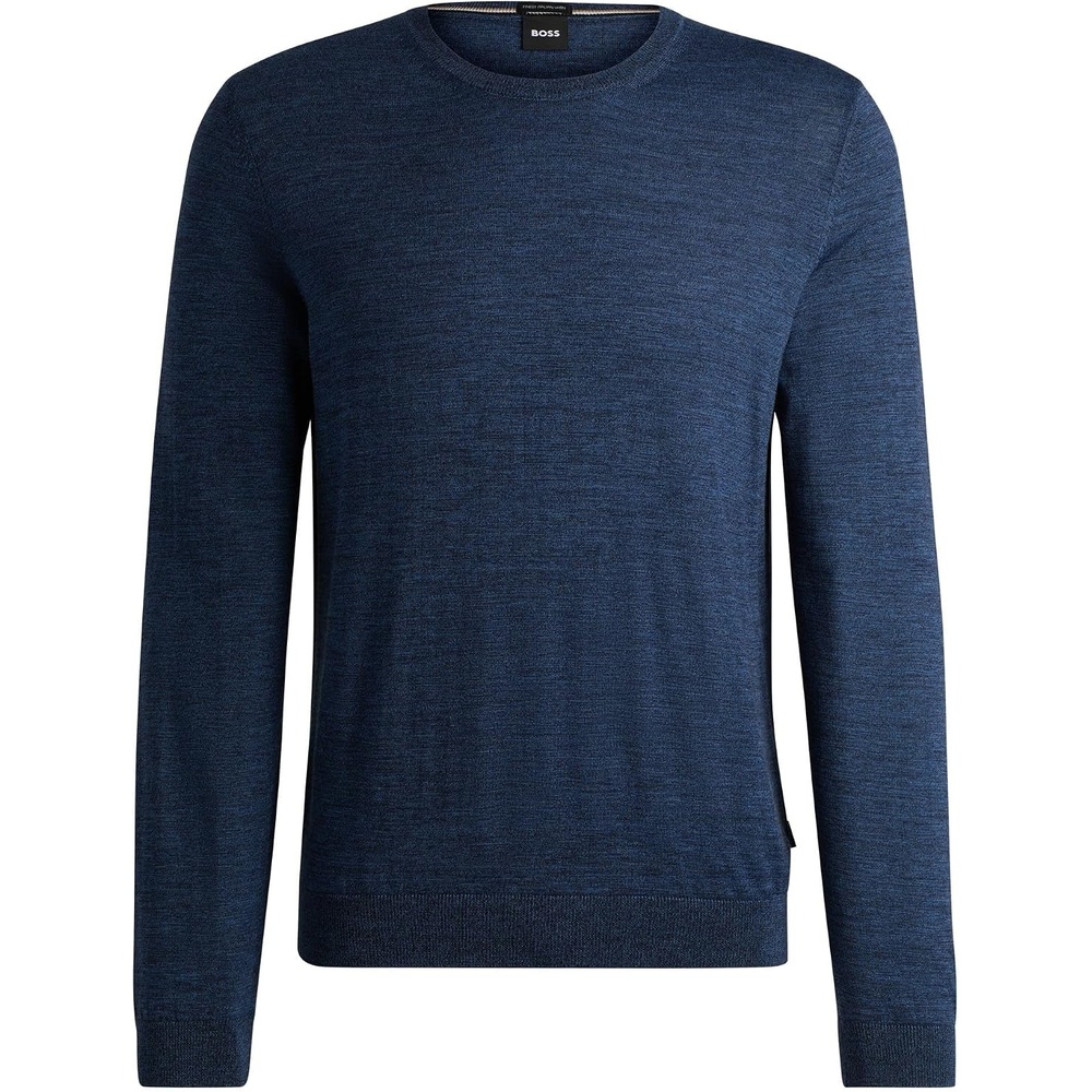 image:imageBOSS Mens Leno Wool Pullover SweaterBlue Wings Special