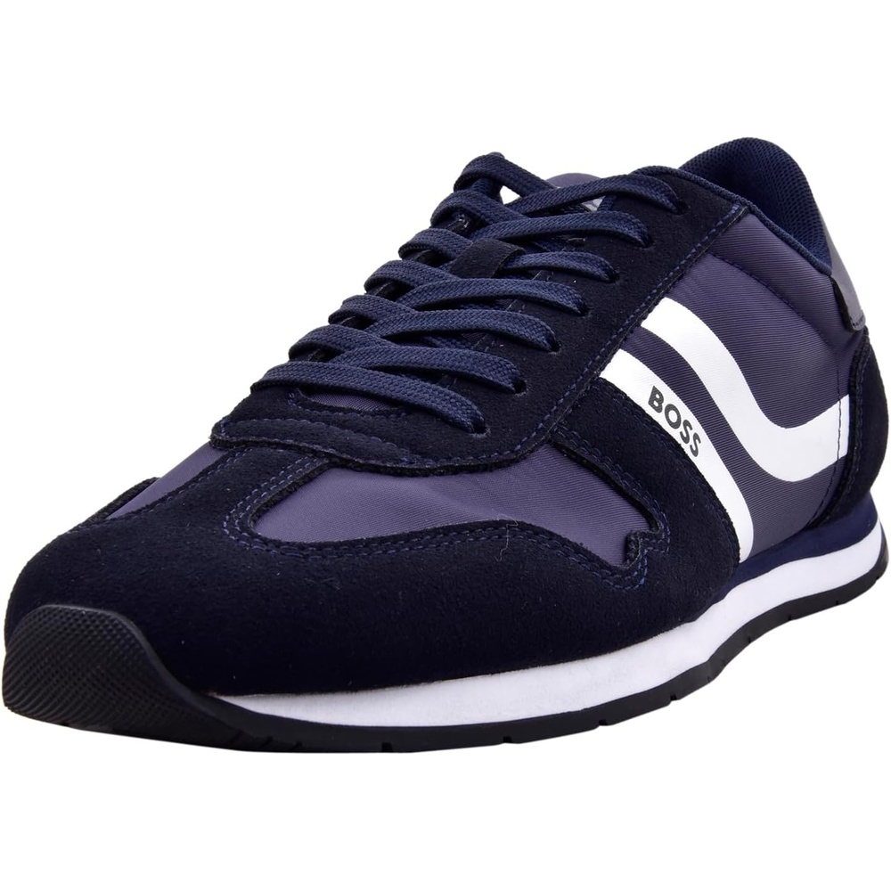 image:imageBOSS Mens Levon Lace Up Low Profile SneakersNight Tide
