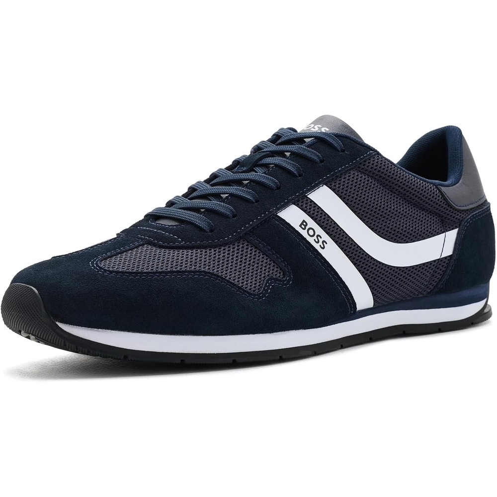 image:imageBOSS Mens Levon Laceup Low Profile SneakersDark Ink