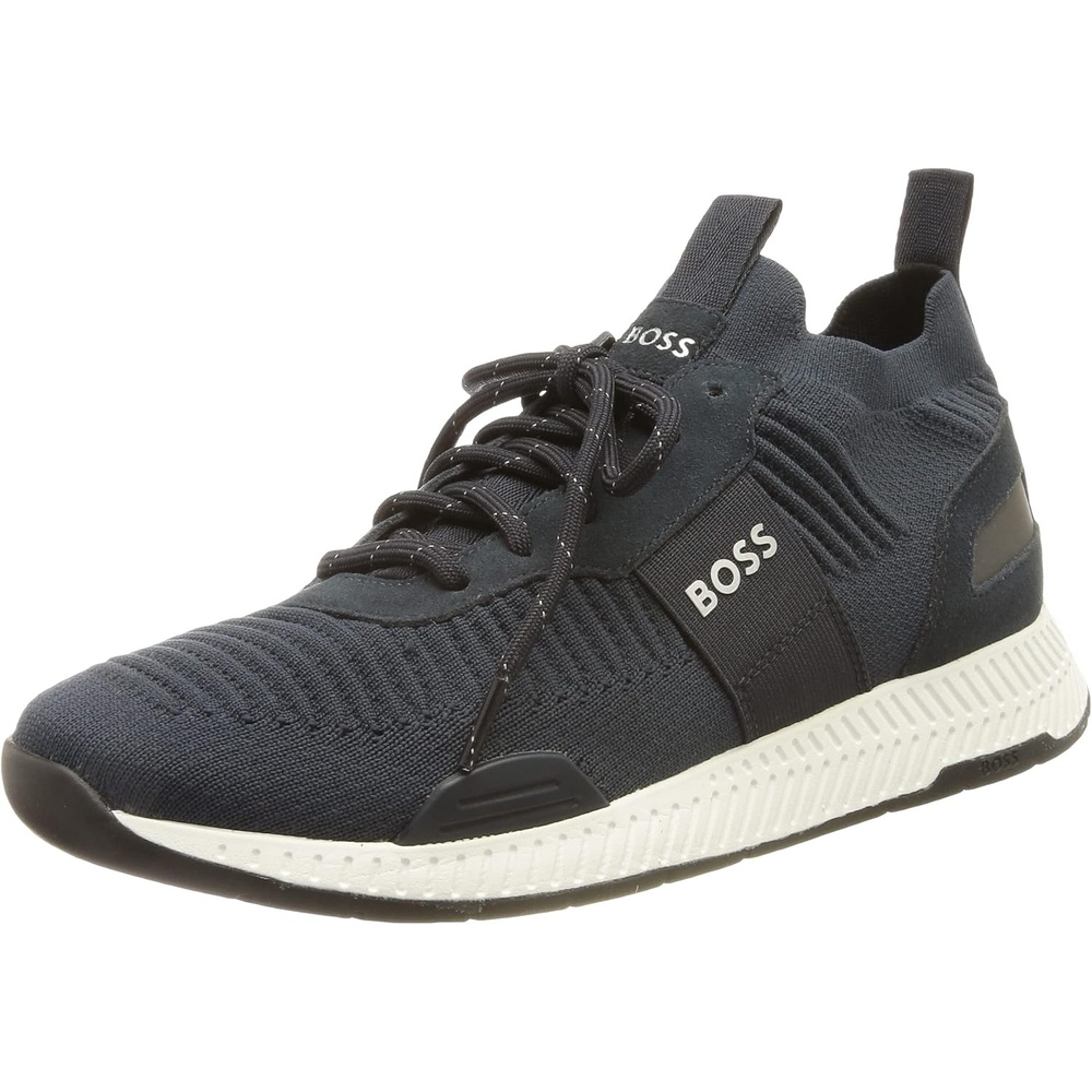 image:imageBOSS Mens Mesh Mix Running SneakersDark Blue