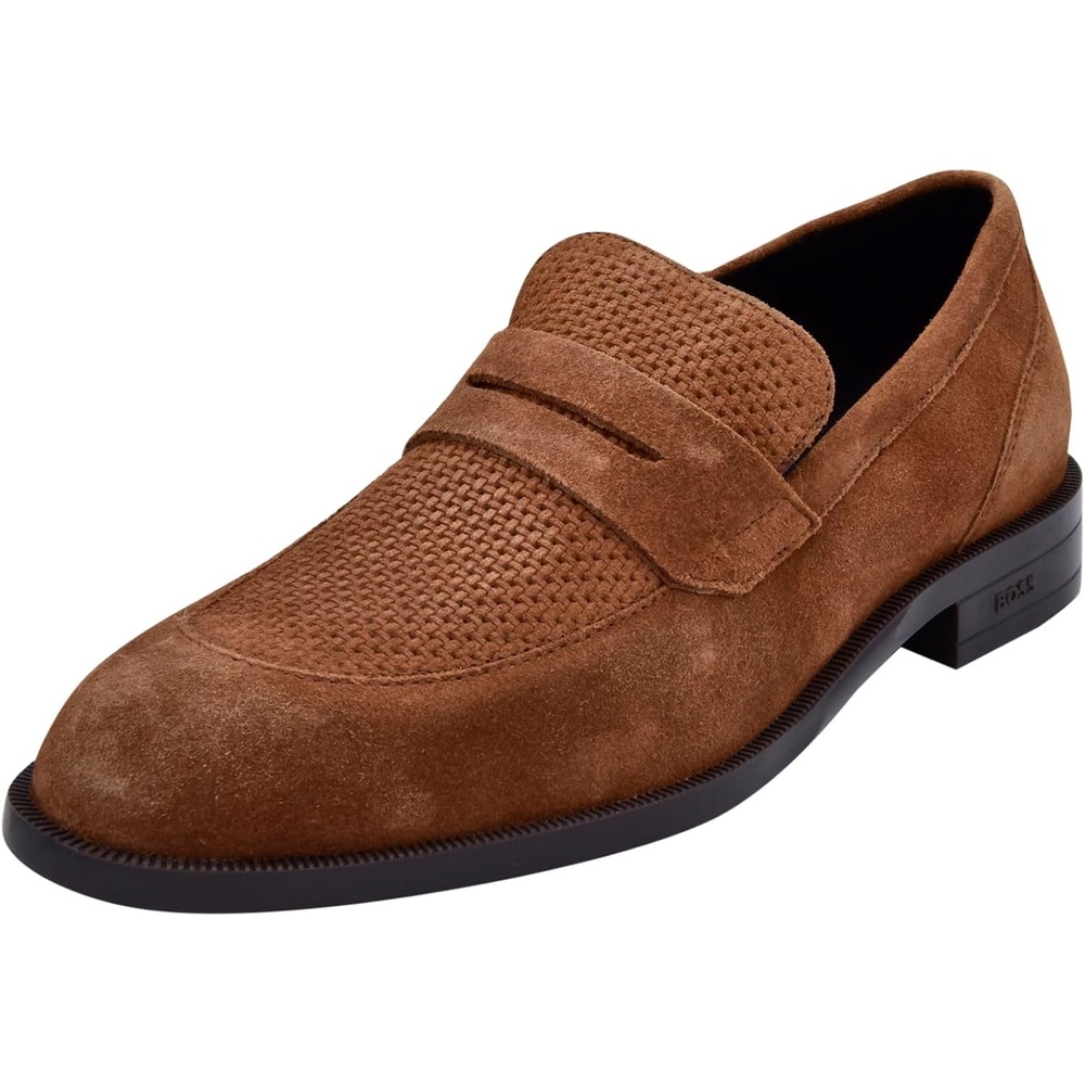 image:imageBOSS Mens Modern LoaferTwig Basket Brown