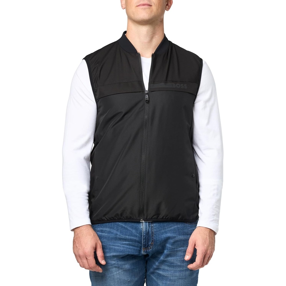 image:imageBOSS Mens Ripstop Nylon Lightweight VestBlack Currant