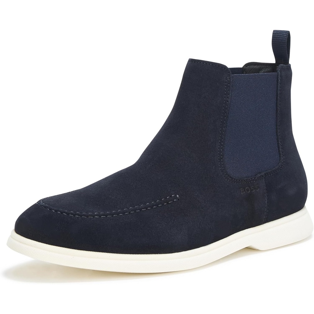 image:imageBOSS Mens Sienne Slip on Chelsea BootClean Navy