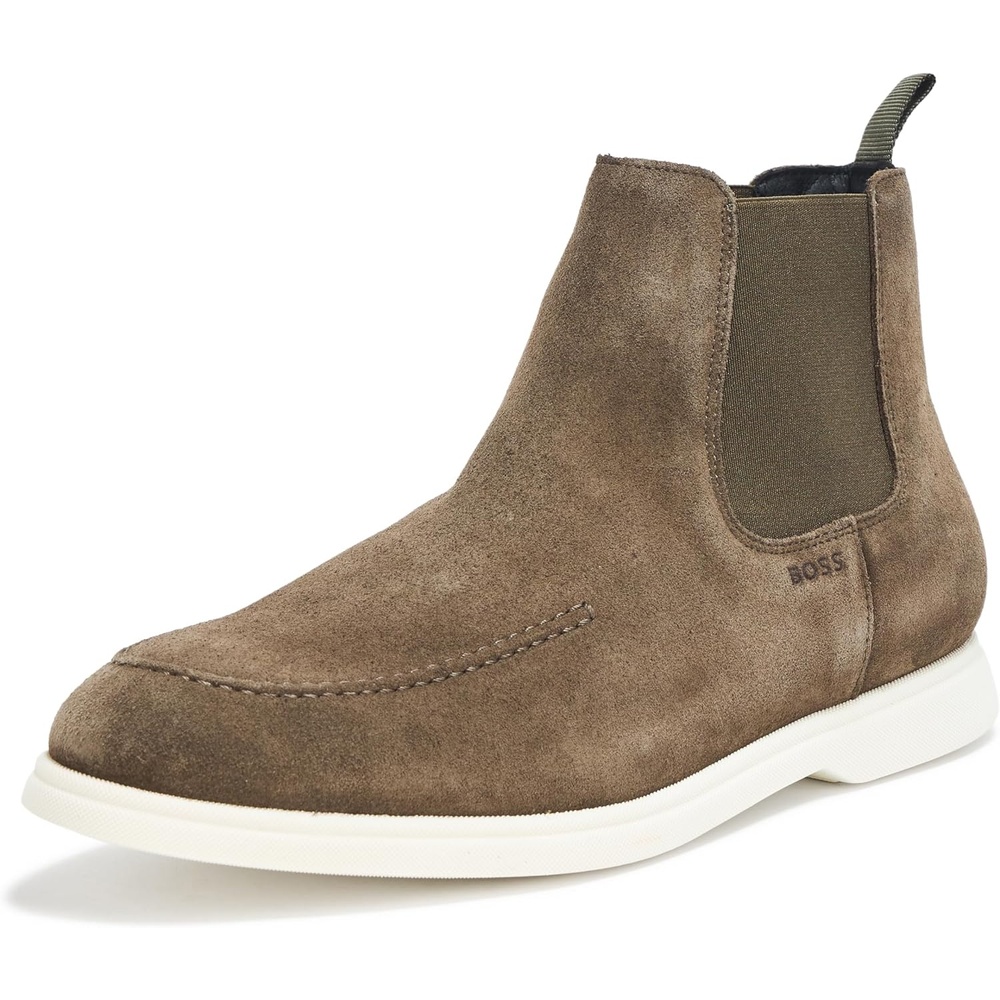 image:imageBOSS Mens Sienne Slip on Chelsea BootTeak Green