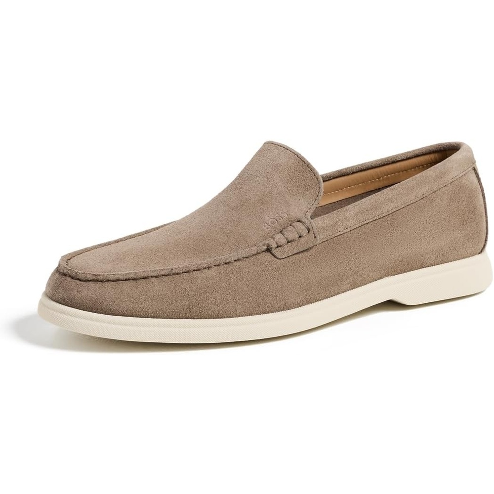 image:imageBOSS Mens Sienne Suede LoafersKhaki Wood