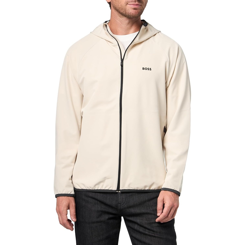 image:imageBOSS Mens Techlite Waterrepellent JacketOvernight Oats