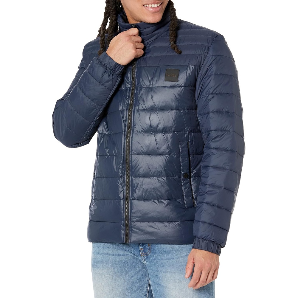 image:imageBOSS mens Lightweight Nylon Insulated Puffer JacketCaptain Navy