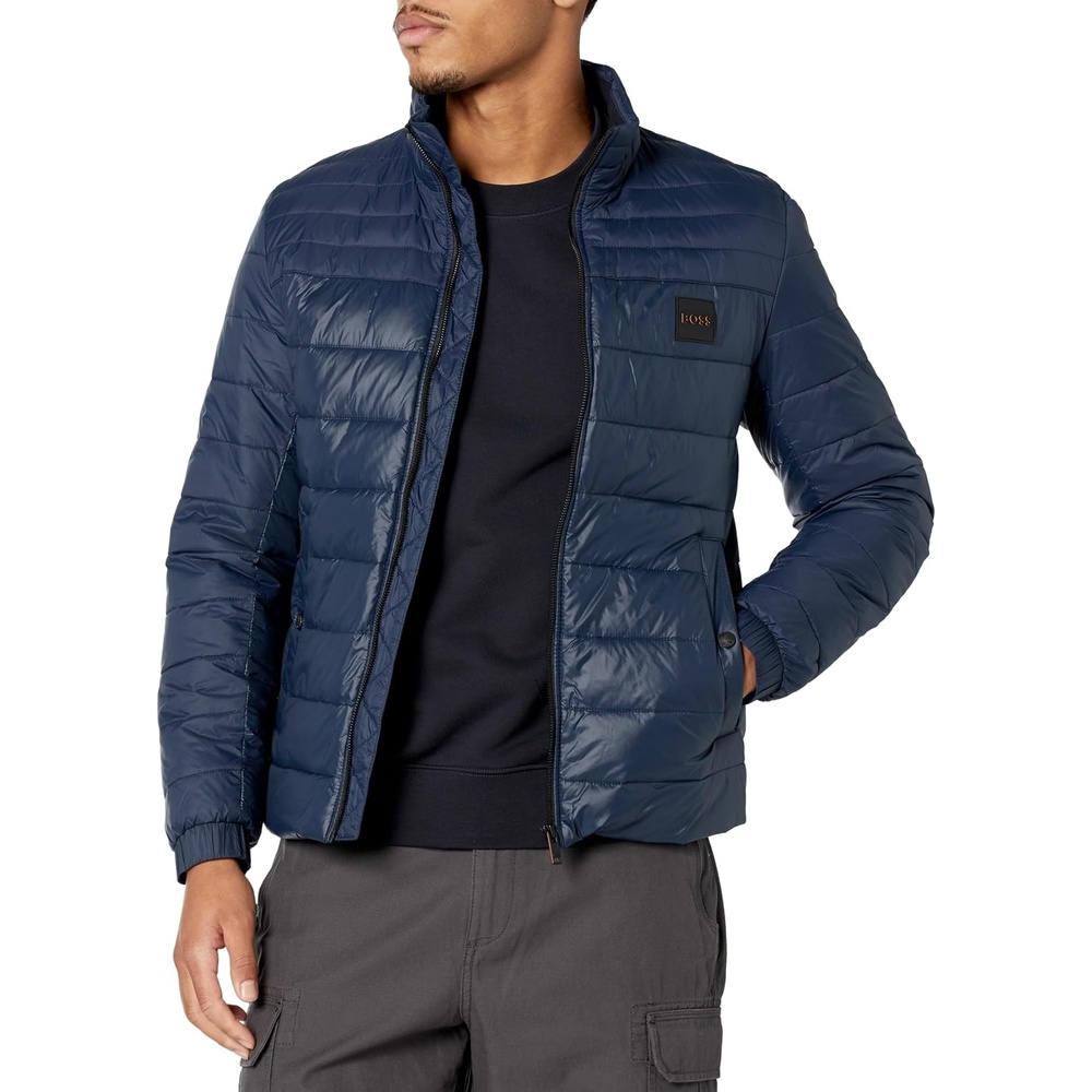 image:imageBOSS mens Lightweight Nylon Insulated Puffer JacketSky Captain Blue