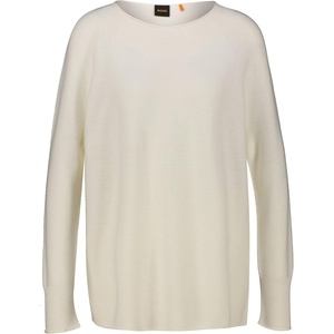 BOSS C_falandina Women’s Knitted Sweater(Open White118)