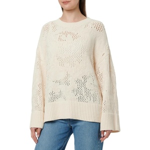 BOSS C_foira 10278530 01 Women’s Knitted Sweater (Pack of 1)(Open White 118)