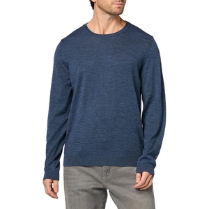 BOSS, Leno Wool Pullover Sweater, Blue Wings Special, L