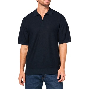 BOSS Mens Basket Weave Knit Pullover Lightweight Sweater(Midnight Zone)