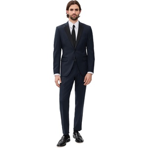 BOSS Men’s Hugo Two Piece Tuxedo(Dark Blue)
