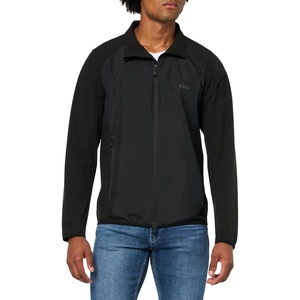 BOSS Men’s J Putt Water Resistant Jacket(Black Gloss)