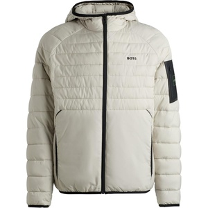 BOSS Men’s J Thor 2 Waterproof Quilted Jacket with Decorative Reflective Details(Light Beige271.)