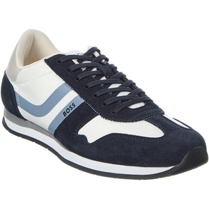BOSS Mens Levon Lace Up Low Profile Sneakers(Skylark)