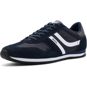 BOSS Mens Levon Laceup Low Profile Sneakers(Dark Ink)