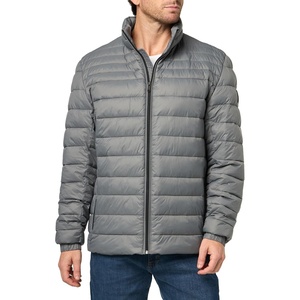 BOSS Men’s Lightweight Soft Shell Puffer Jacket(Frozen Clay)