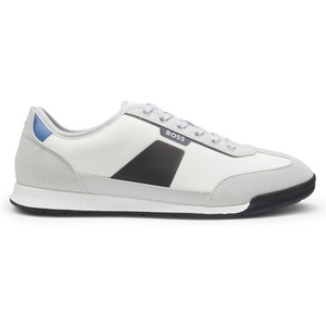 BOSS Men’s Nitan_Lowp_txmx 10280114 01Low-Profile Trainers(Open Grey)