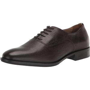 BOSS Men’s Oxford Shoes in Grain Leather(Dark Walnut)